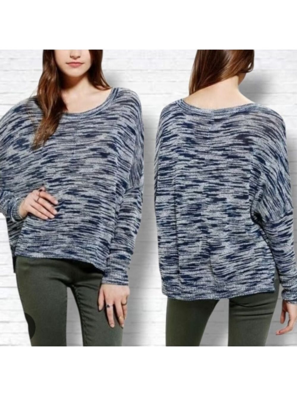 Urban Outfitters Silence + Noise Spacedye Oversized Pullover Sweater Size S